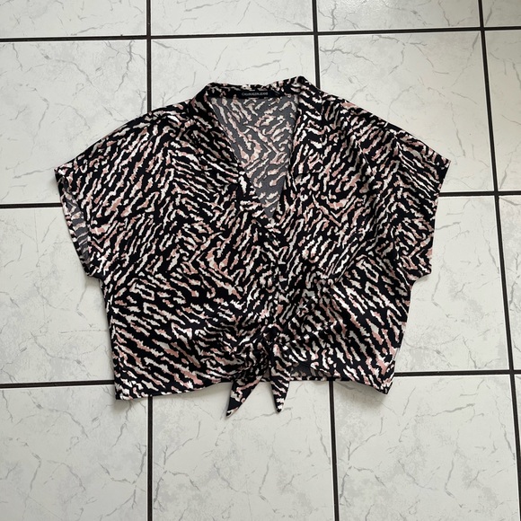 Calvin Klein Jeans animal print top - Picture 2 of 6